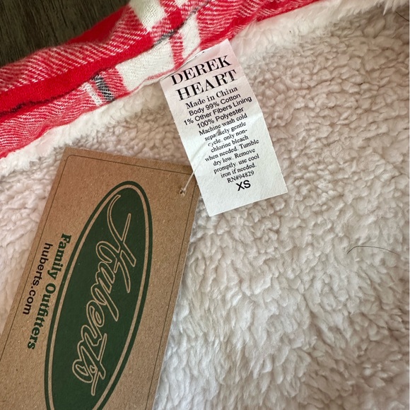 Red Plaid Button-Up Shirt - Picture 3 of 4